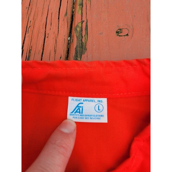 VTG Aircraft Owners & Pilots Association Jacket Sz L Men's Red Blue White Accent - Picture 6 of 10